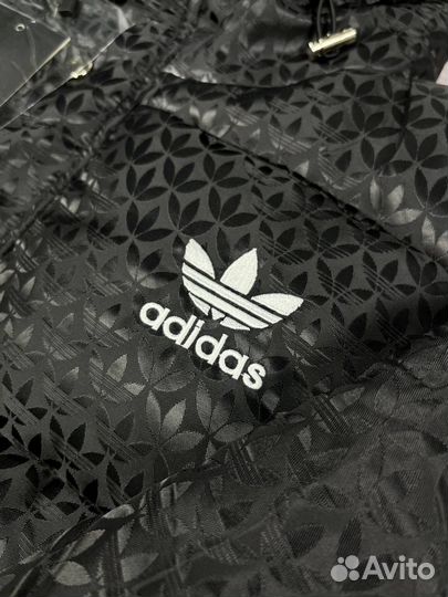 Зимняя куртка Adidas темно серая