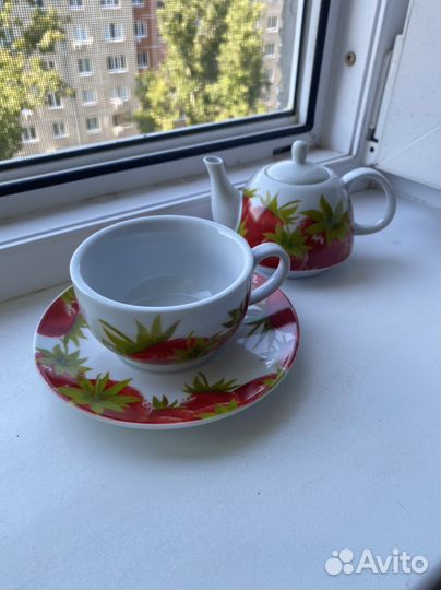 Чайный набор фарфор новый