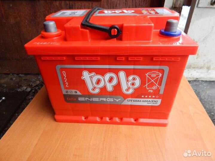 Аккумулятор topla Energy 60А/ч. Европа