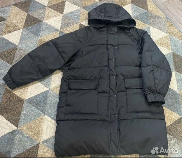 Пуховик женский H&M(чёрный)