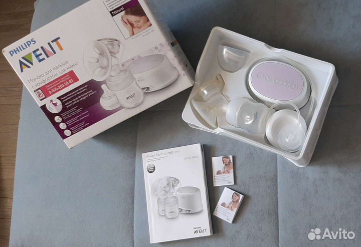 Молокоотсос avent электрический