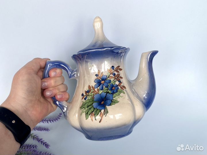 Набор чайник заварочный и сахарница Полевые цветы