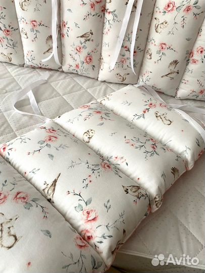 Двухсторонние бортики в кроватку