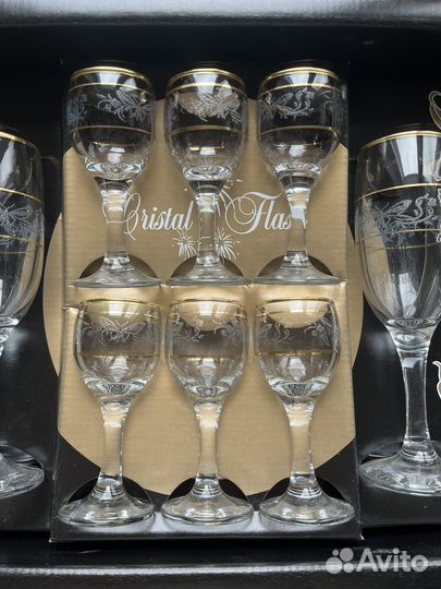 Набор фужеров 6+6 предметов