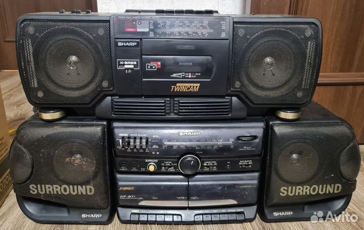 Кассетные магнитолы Panasonic, Sharp