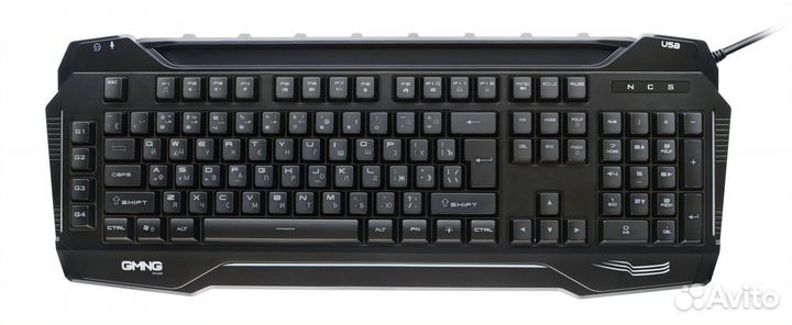 Проводная клавиатура Оклик gmng 975GK, черный