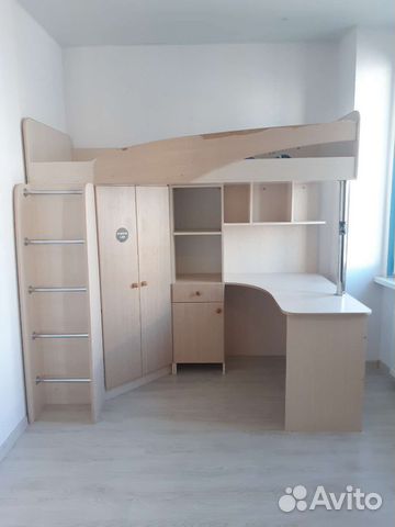 Кровать чердак с матрасом, наматрасник 200х90 икеа купить в Санкт ...