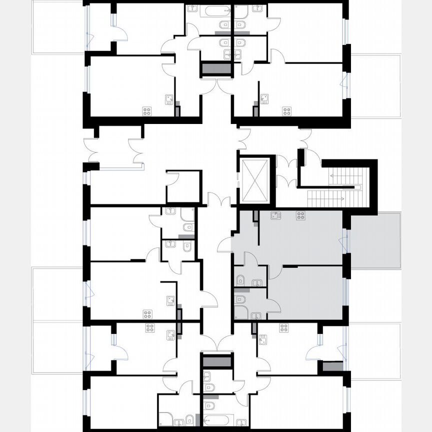 1-к. квартира, 41 м², 1/3 эт.