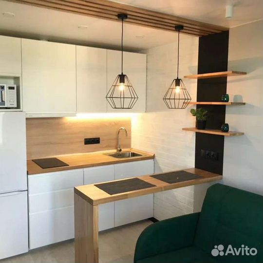 Столешница из дуба и ясеня