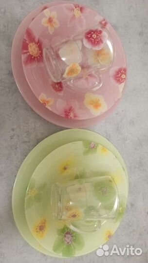 Набор посуды luminarc poem rose тарелка чашка