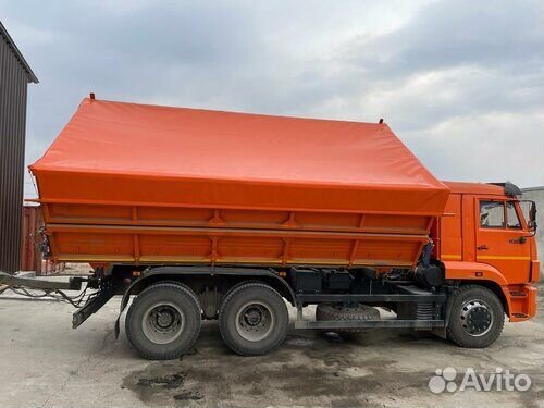 Полог усиленный 13,5х3,5 на полуприцеп 12,6