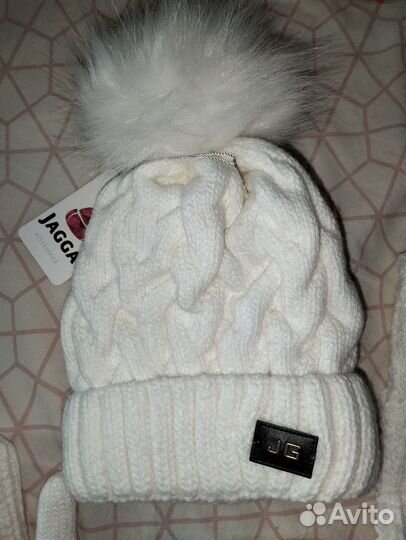 Набор шапочка,снуд,рукавички женские