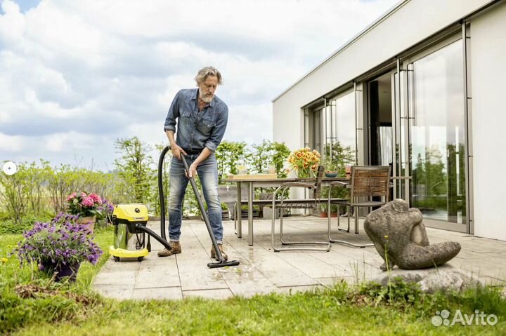 Новый хозяйственный строительный пылесос Karcher