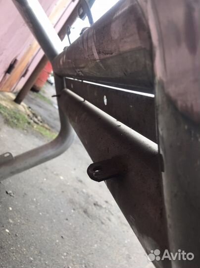 Защита бампера toyota land cruiser 100