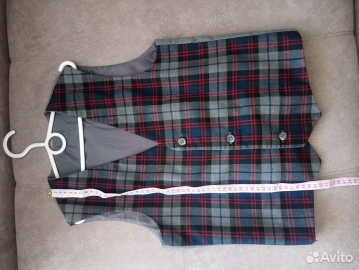 Жилет школьный для мальчика от 7 до 9 лет