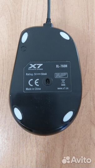 Мышь игровая проводная A4Tech XL-760H Laser
