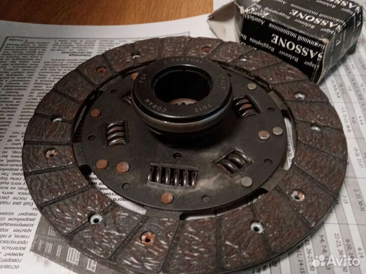 Диск сцепления и вижмной opel на 2х литровый дв