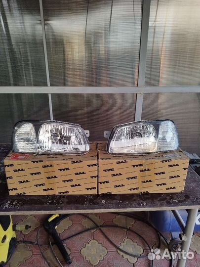 Передние фары на hyundai accent