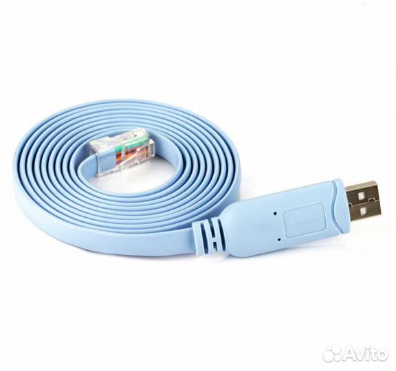 Кабель консольный USB to RJ45 для Cisco