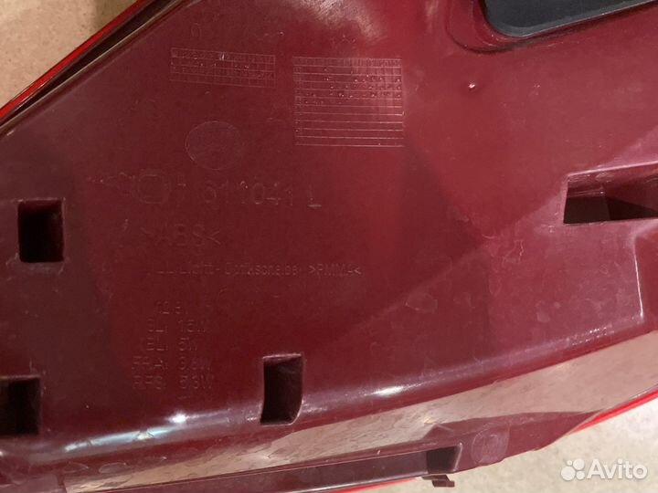 Фара фонарь левая задняя mercedes s класс w222