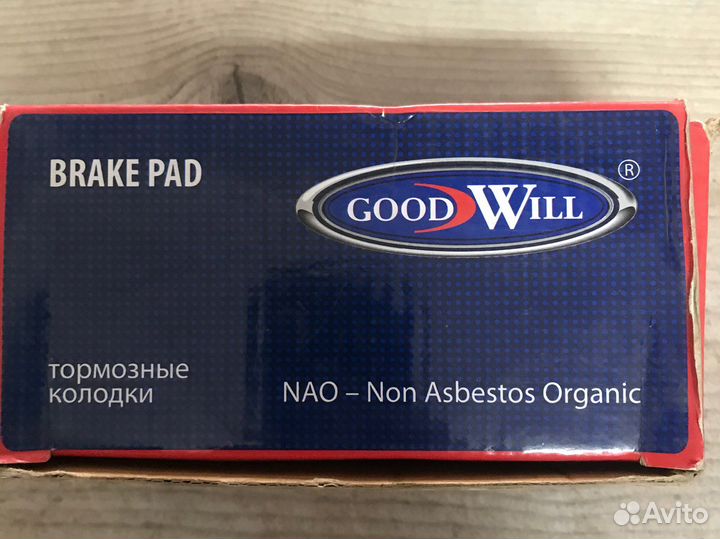 Колодки задние goodwill 1010F Subaru Impreza
