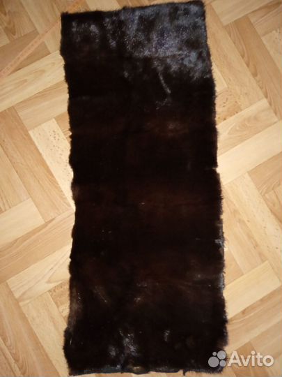 Мех норки, пластина 74-75х30 см