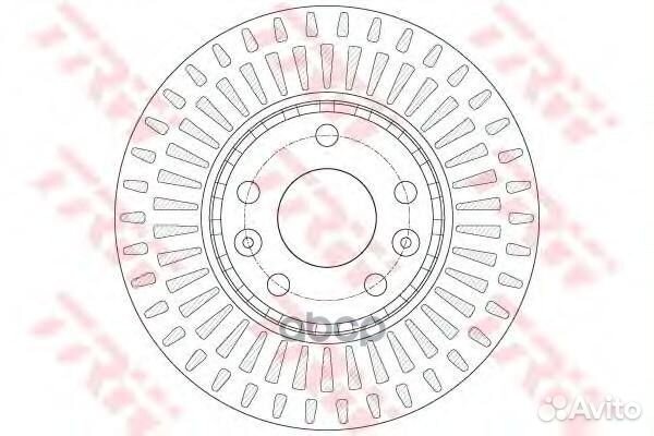 Диск тормозной передний renault laguna III, LAT