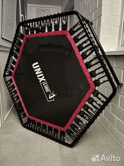 Батут спортивный с ручкой Unix Line Fitness диамет