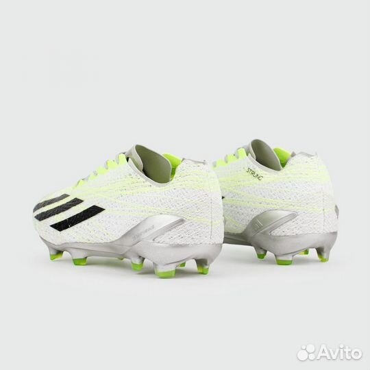 Бутсы Adidas X Crazyfast Strung+ FG Grey Green