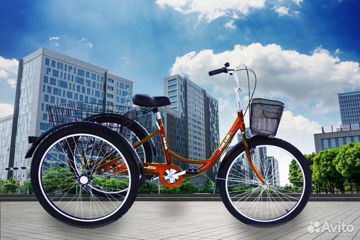 Большой трехколесный велосипед