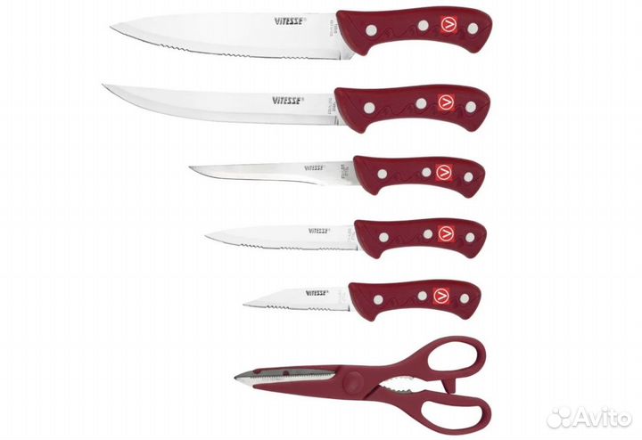 Набор ножей Vitesse VS-8129 Бордо