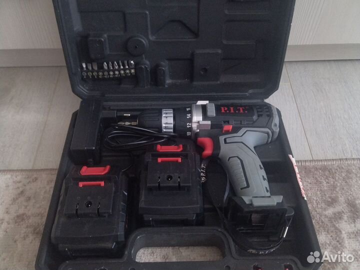 Аккумуляторная дрель шуруповерт pit