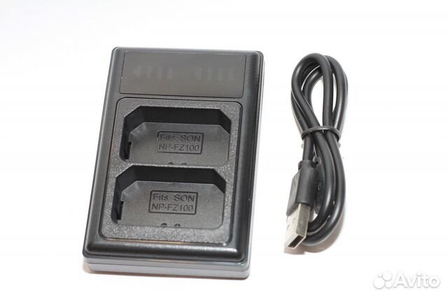 Зарядное устройство двойное для Sony NP FZ100 USB