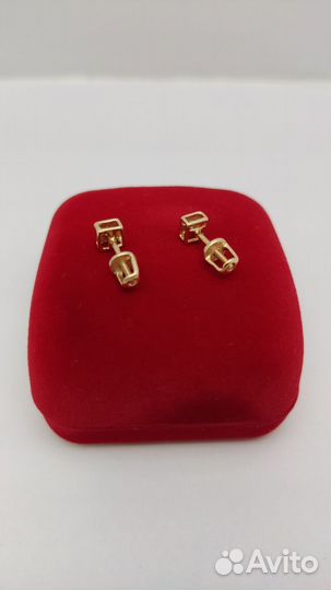 Е.Ц. Серьги, золото 585 (id 78442/78451)