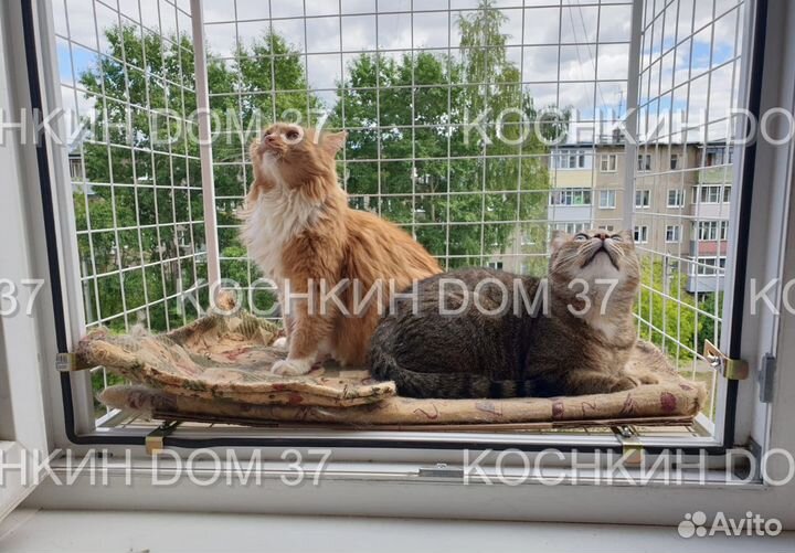 Балкон для кошек, кошкин балкон,антикошка