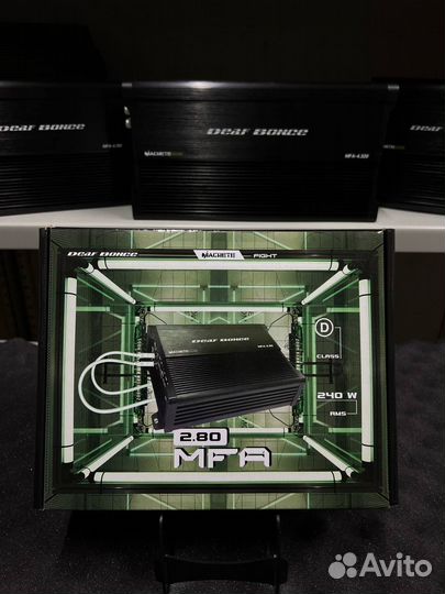 Усилитель 2х канальный machete MFA-2.80