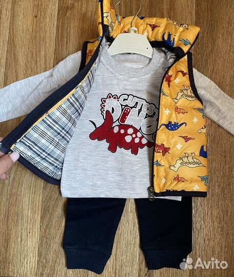 Костюм детский тройка 74-82