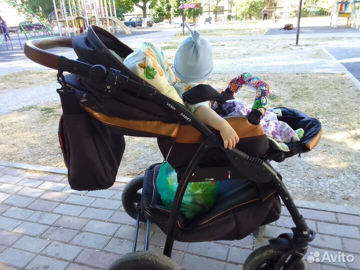 Коляска 2 в 1 verdi babies optima