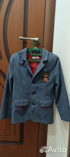Пиджак для мальчика 122-128