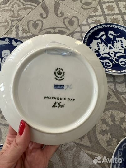 Коллекция тарелок ко Дню матери. Дания