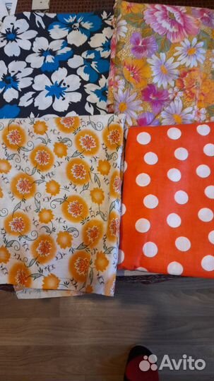 Отрез ткани ситец СССР