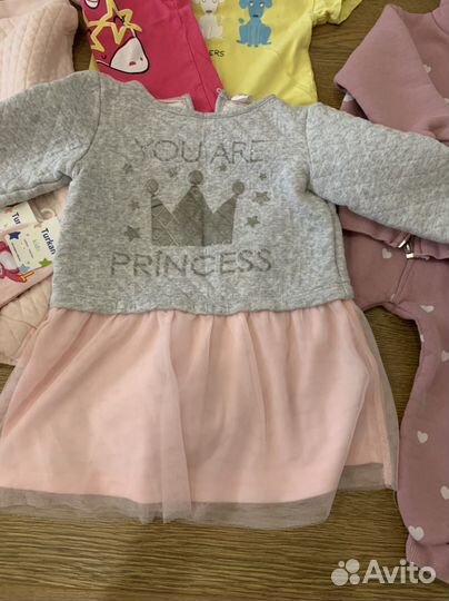 Пакет вещей на девочку 86-98
