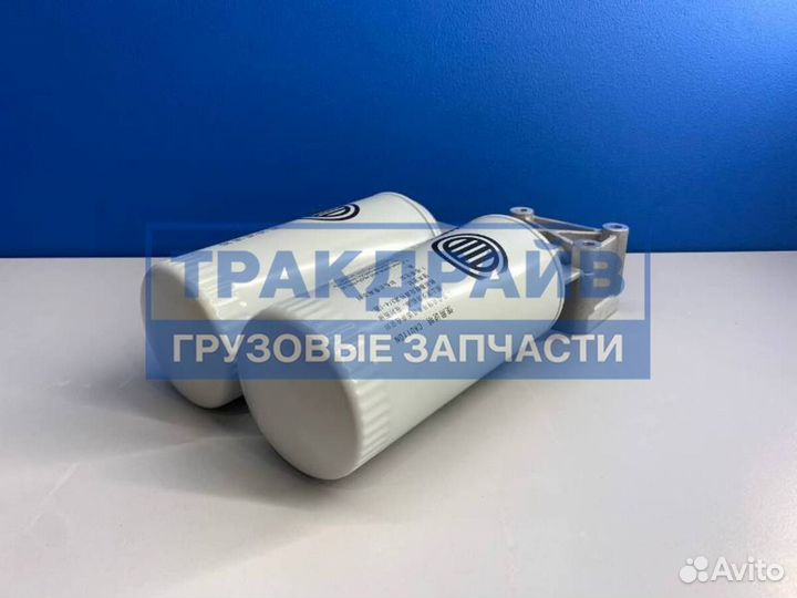 Фильтр масляный для Shacman в сборе с кронштейном