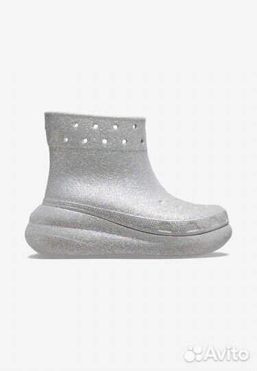 Сапоги Crocs crush glitter - все размеры 36-46