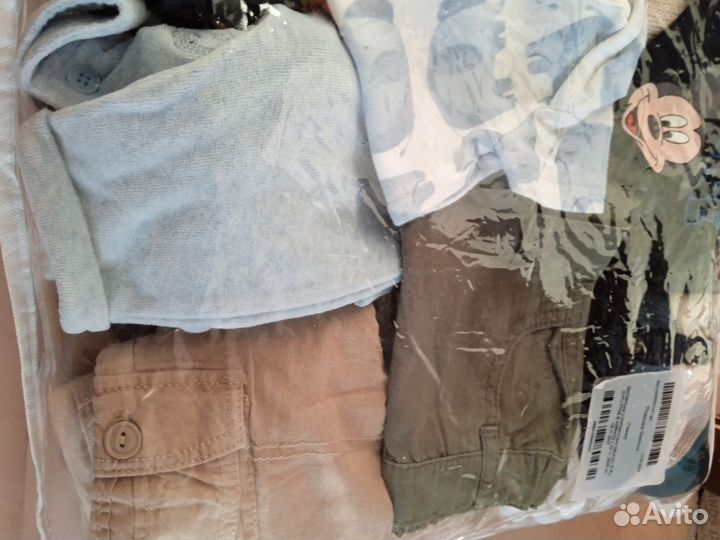 Вещи на мальчика пакетом 56-68