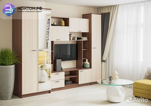 Стенка Марта-11 ясень шимо темный / ясень шимо све