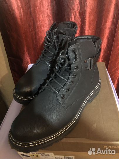 Сапоги мужские кожаные 43 размер