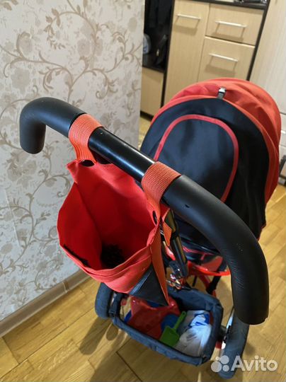 Велосипед детский с ручкой/коляска