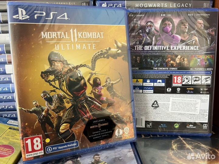 Диск Mortal kombat 11 ultimate PS4 Новый