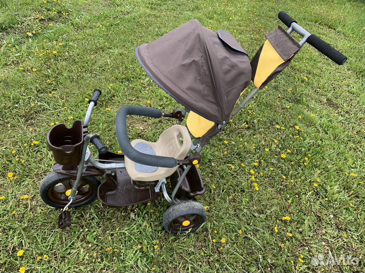 Детский велосипед с ручкой